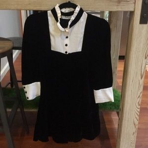 Zara mini velvet dress